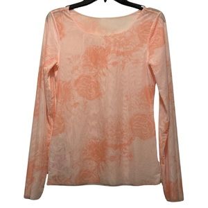 NWT Lululemon RARE VINTAGE DANCE Shadow Top Floral Sheer Mesh